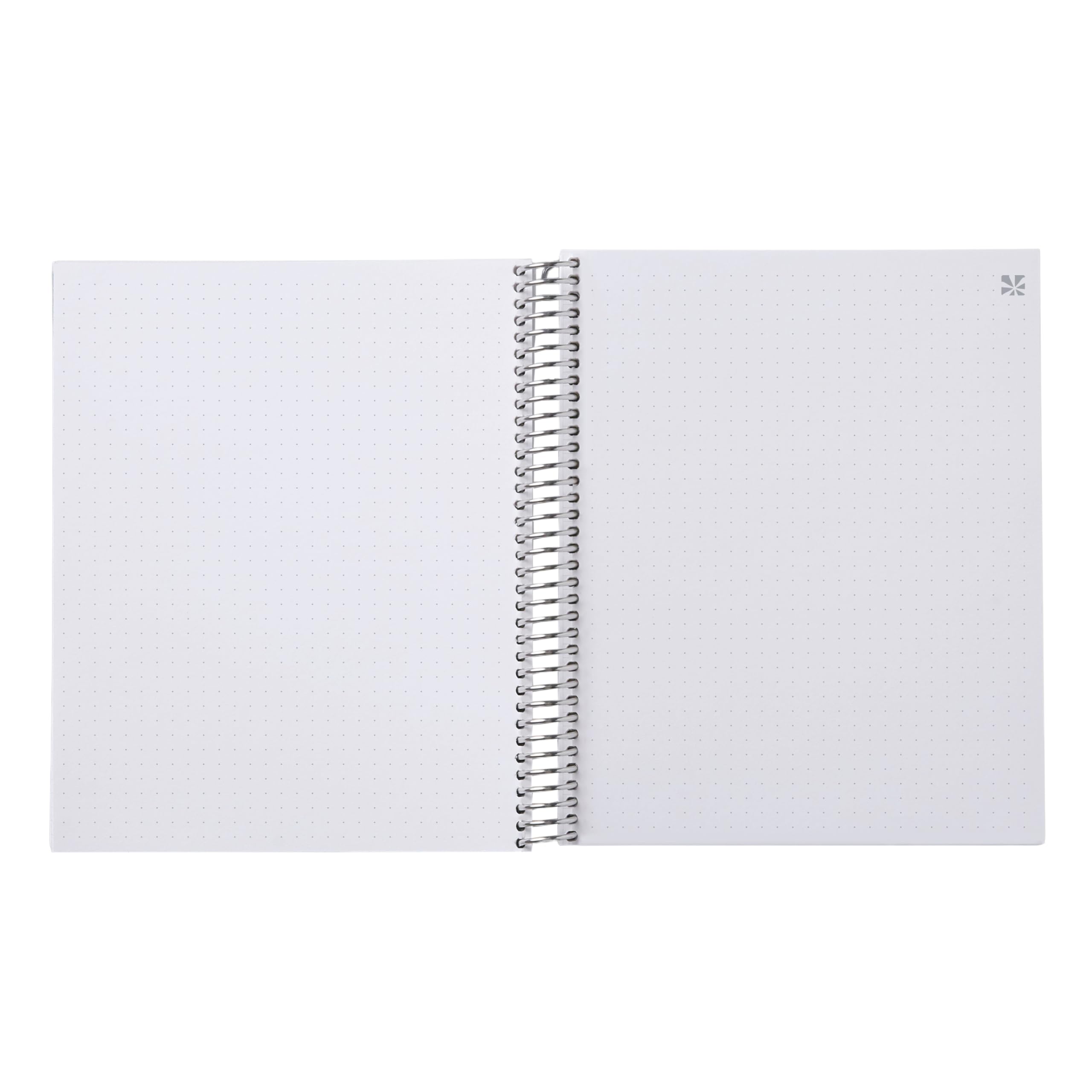 Erin Condren 8.5” x 11” Dot Grid Spiral Notebook, 5mm Dotted Layout with 80 Lb. Paper, Survivor Affirmation Cover, 160 Dot Grid Notebook Pages, Platinum Coil, Stickers Included - Image 5