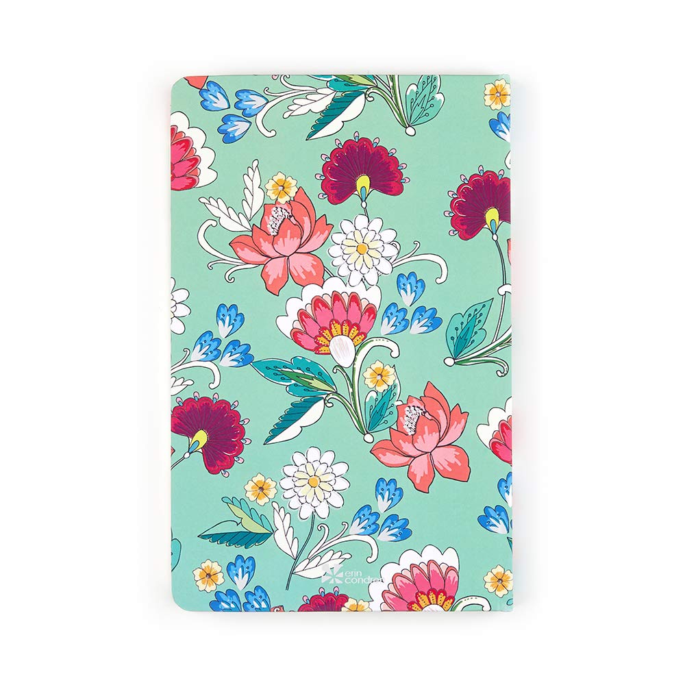 Erin Condren Designer Hardbound Cover 5x8 Notebook - College Ruled Lined Pages and a Vintage Floral Design Themed. Great for Journaling, Writing, and Taking Notes - Image 5