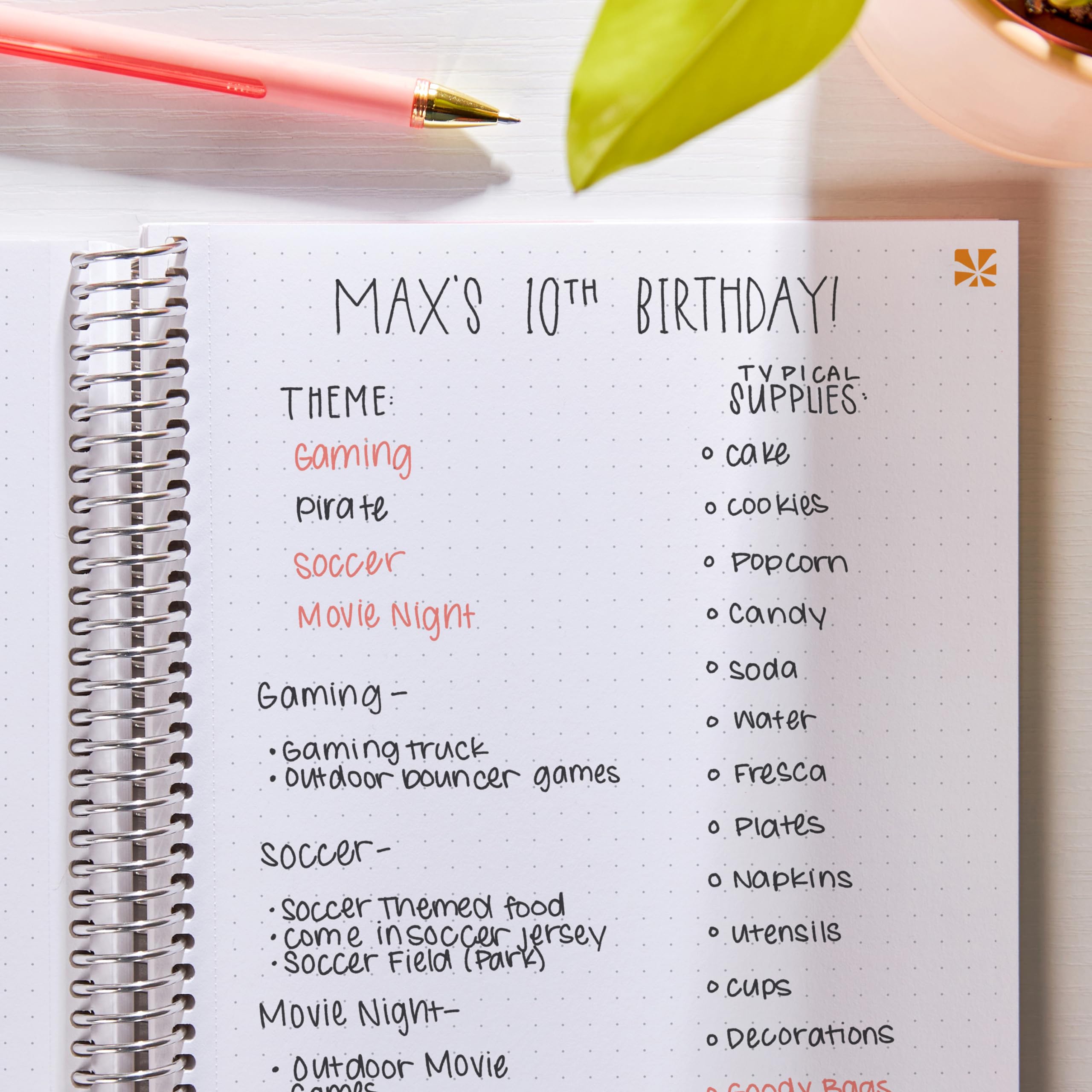 Erin Condren 8.5” x 11” Dot Grid Spiral Notebook, 5mm Dotted Layout with 80 Lb. Paper, Survivor Affirmation Cover, 160 Dot Grid Notebook Pages, Platinum Coil, Stickers Included - Image 4